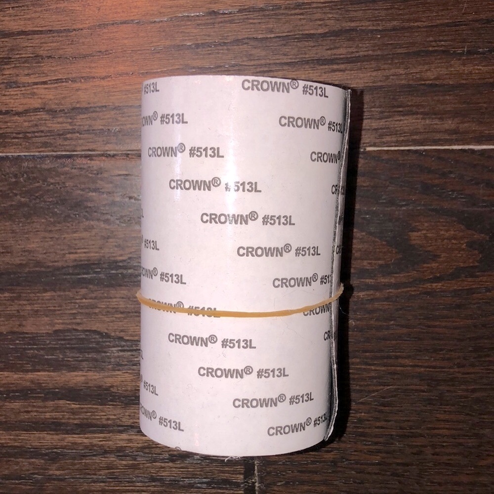 Black leather repair tape for vehicles, furniture etc